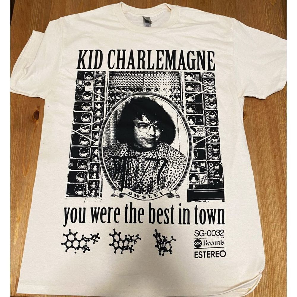 Owsley Bear Kids Charlemagne Psychedelic Art Fan T-Shirt